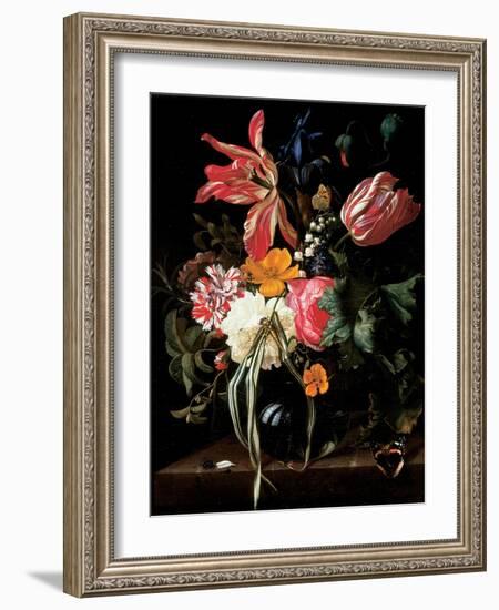 Still Life of Flowers, 1669-Maria Van Oosterwyck-Framed Giclee Print