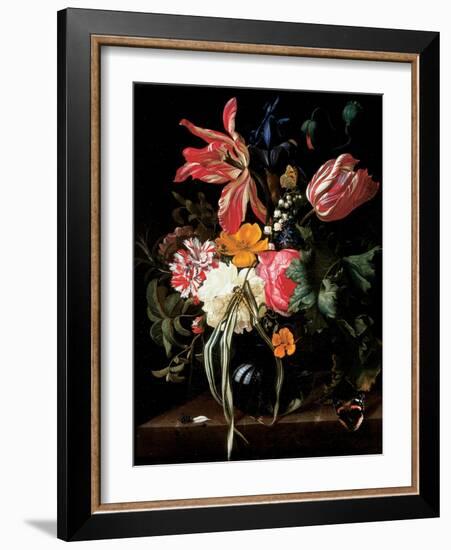 Still Life of Flowers, 1669-Maria Van Oosterwyck-Framed Giclee Print