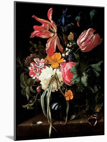 Still Life of Flowers, 1669-Maria Van Oosterwyck-Mounted Giclee Print