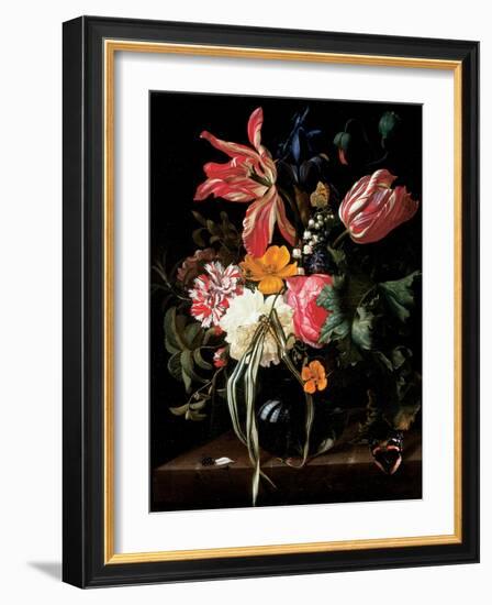 Still Life of Flowers, 1669-Maria Van Oosterwyck-Framed Giclee Print