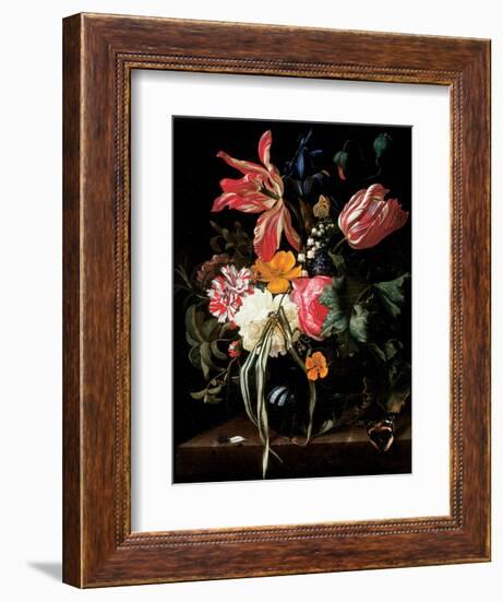 Still Life of Flowers, 1669-Maria Van Oosterwyck-Framed Giclee Print