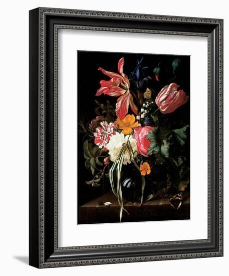 Still Life of Flowers, 1669-Maria Van Oosterwyck-Framed Giclee Print