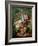 Still Life of Flowers and a Bird's Nest on a Pedestal-Jan van Huysum-Framed Giclee Print