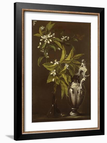 Still Life of Flowers and a Vase-Andrea Belvedere-Framed Giclee Print