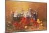Still Life of Flowers and Fruit-Hubert Bellis-Mounted Giclee Print