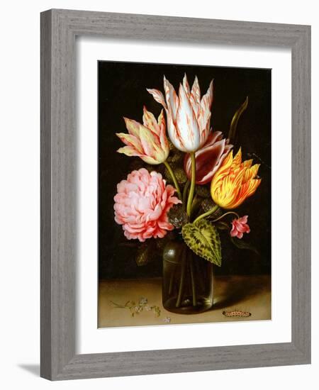 Still Life of Flowers, C.1609-Ambrosius The Elder Bosschaert-Framed Giclee Print