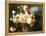 Still Life of Flowers in a Basket-Antoine Berjon-Framed Premier Image Canvas