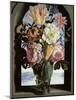 Still Life of Flowers in a Drinking Glass-Ambrosius The Elder Bosschaert-Mounted Giclee Print
