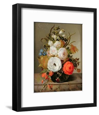 Still Life Of Flowers In A Glass Vase 1742 Giclee Print By Rachel