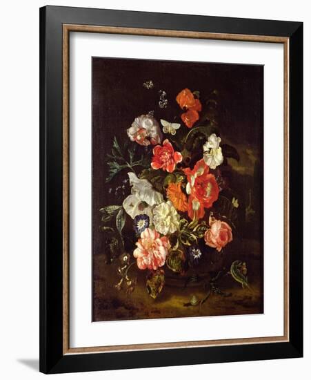Still Life of Flowers in a Vase, 1713-null-Framed Giclee Print