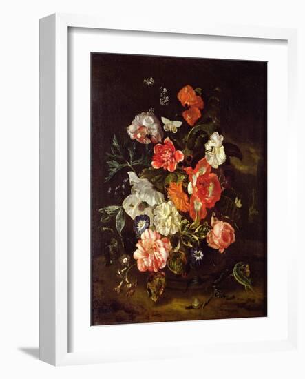 Still Life of Flowers in a Vase, 1713-null-Framed Giclee Print