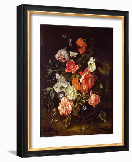 Still Life of Flowers in a Vase, 1713-null-Framed Giclee Print