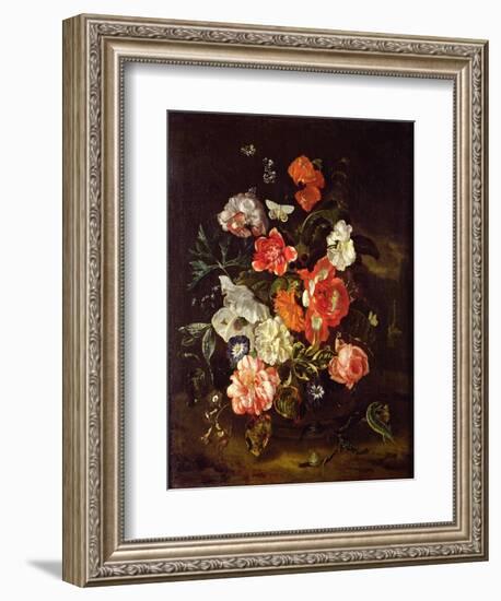 Still Life of Flowers in a Vase, 1713-null-Framed Giclee Print