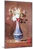 Still Life of Flowers in a Vase-Jean-Baptiste Simeon Chardin-Mounted Art Print