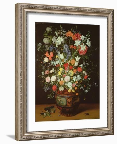 Still Life of Flowers in a Vase-Jan Brueghel the Younger-Framed Giclee Print