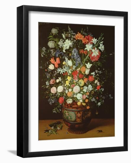 Still Life of Flowers in a Vase-Jan Brueghel the Younger-Framed Giclee Print