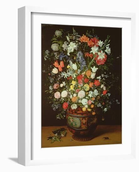 Still Life of Flowers in a Vase-Jan Brueghel the Younger-Framed Giclee Print