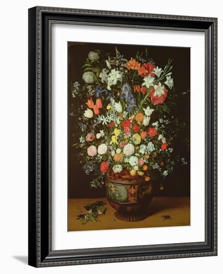 Still Life of Flowers in a Vase-Jan Brueghel the Younger-Framed Giclee Print