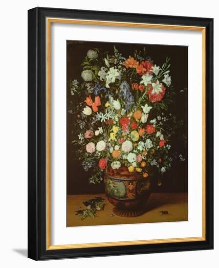 Still Life of Flowers in a Vase-Jan Brueghel the Younger-Framed Giclee Print