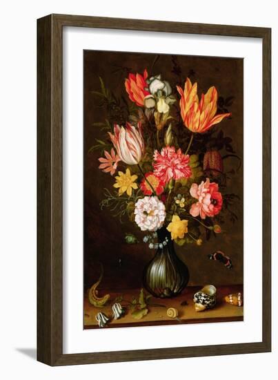 Still Life of Flowers with Insects-Balthasar van der Ast-Framed Giclee Print