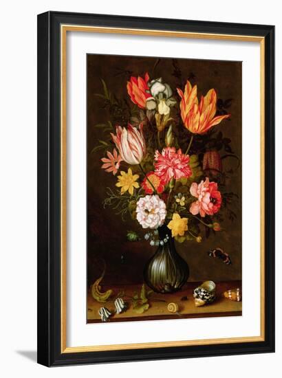 Still Life of Flowers with Insects-Balthasar van der Ast-Framed Giclee Print