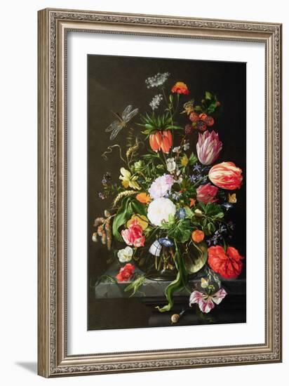 Still Life of Flowers-Jan Davidsz de Heem-Framed Giclee Print