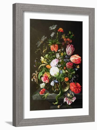Still Life of Flowers-Jan Davidsz de Heem-Framed Giclee Print