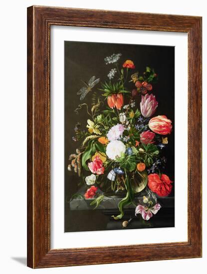 Still Life of Flowers-Jan Davidsz de Heem-Framed Giclee Print