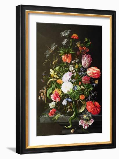 Still Life of Flowers-Jan Davidsz de Heem-Framed Giclee Print