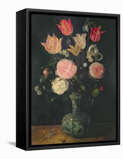 Still Life of Flowers-Jan Brueghel the Elder-Framed Premier Image Canvas