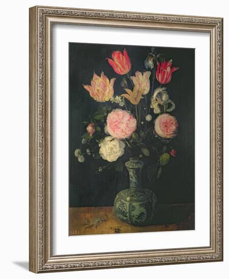 Still Life of Flowers-Jan Brueghel the Elder-Framed Giclee Print