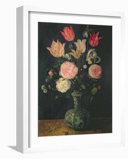 Still Life of Flowers-Jan Brueghel the Elder-Framed Giclee Print