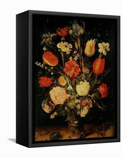 Still Life of Flowers-Jan Brueghel the Elder-Framed Premier Image Canvas