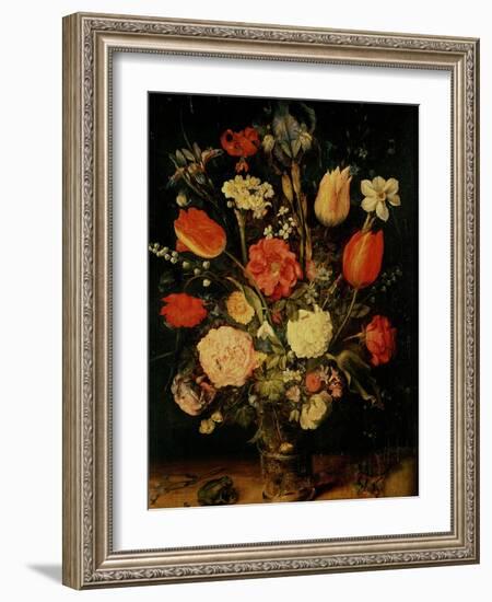 Still Life of Flowers-Jan Brueghel the Elder-Framed Giclee Print