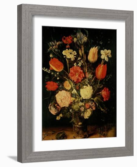 Still Life of Flowers-Jan Brueghel the Elder-Framed Giclee Print