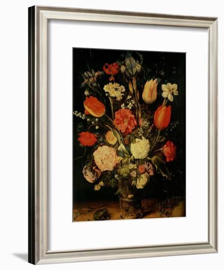 Still Life of Flowers-Jan Brueghel the Elder-Framed Giclee Print