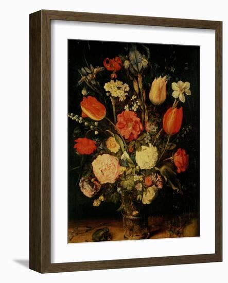 Still Life of Flowers-Jan Brueghel the Elder-Framed Giclee Print