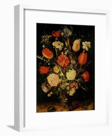 Still Life of Flowers-Jan Brueghel the Elder-Framed Giclee Print