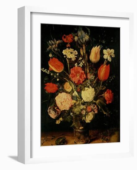 Still Life of Flowers-Jan Brueghel the Elder-Framed Giclee Print