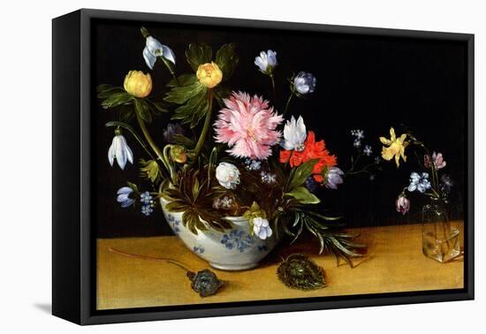 Still Life of Flowers-Jan Brueghel the Younger-Framed Premier Image Canvas
