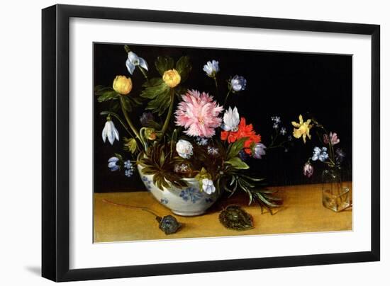 Still Life of Flowers-Jan Brueghel the Younger-Framed Giclee Print