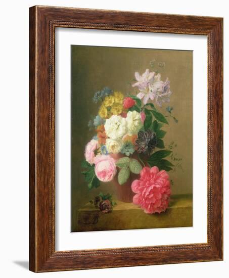 Still Life of Flowers-Arnoldus Bloemers-Framed Giclee Print