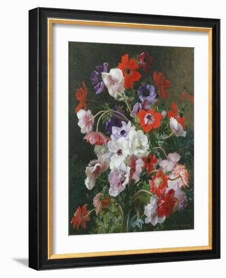 Still Life of Flowers-Jean Benner-Framed Giclee Print