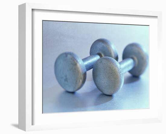 Still Life of Free Weights-Chris Trotman-Framed Photographic Print