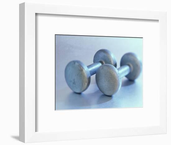 Still Life of Free Weights-Chris Trotman-Framed Photographic Print