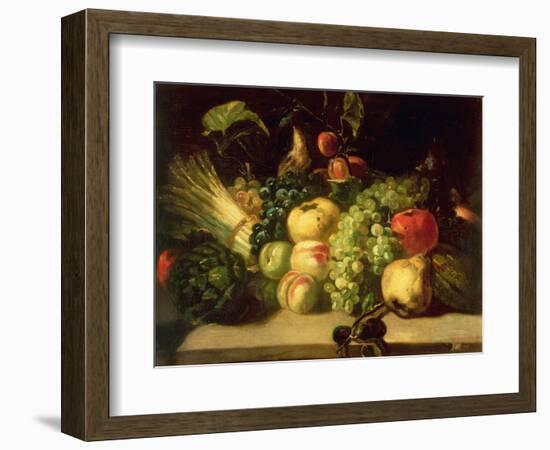 Still Life of Fruit and Vegetables-Théodore Géricault-Framed Giclee Print