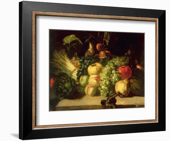 Still Life of Fruit and Vegetables-Théodore Géricault-Framed Giclee Print