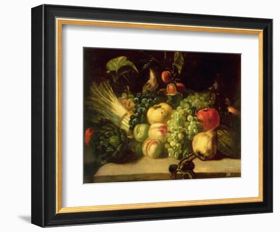 Still Life of Fruit and Vegetables-Théodore Géricault-Framed Giclee Print