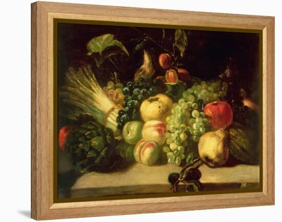 Still Life of Fruit and Vegetables-Théodore Géricault-Framed Premier Image Canvas