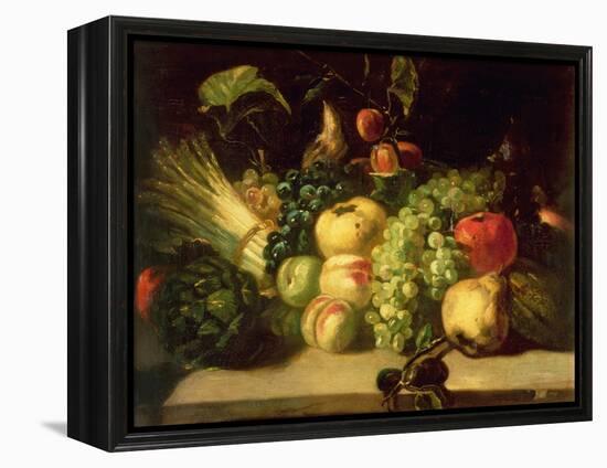 Still Life of Fruit and Vegetables-Théodore Géricault-Framed Premier Image Canvas